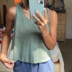 Beautiful green tank top